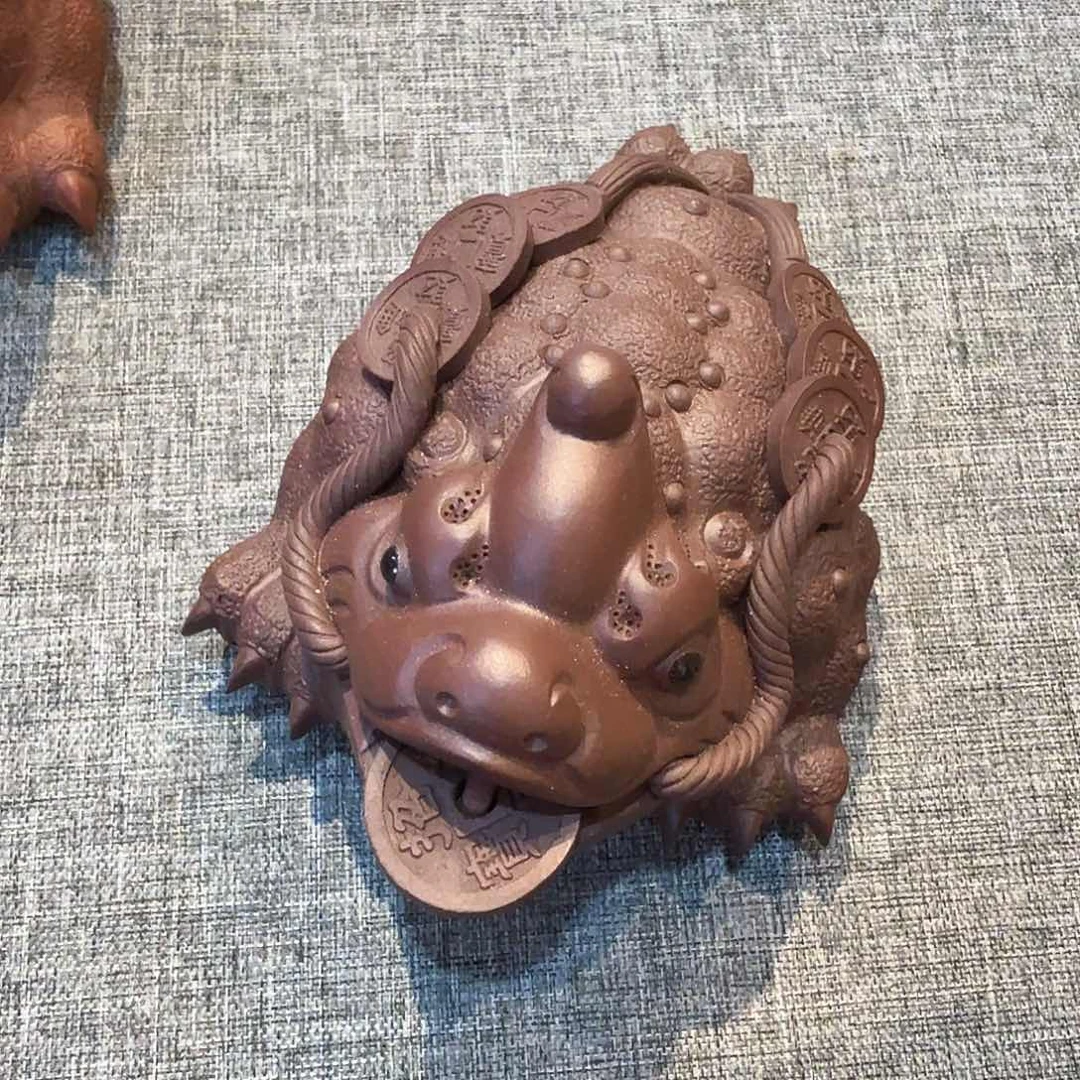 紫砂茶宠雕塑瑕疵茶宠