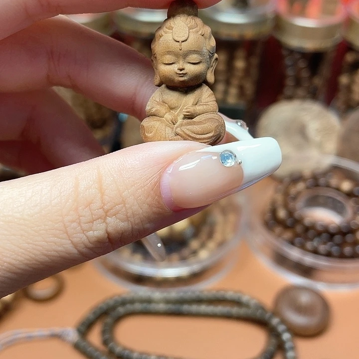 檀香木老山檀香宝宝佛
