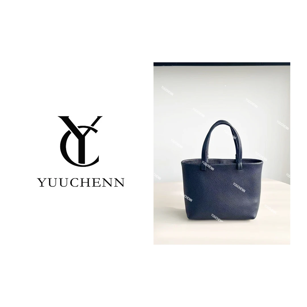 YUUCHENN/【购物袋】TC牛皮22cm午夜蓝HH5368