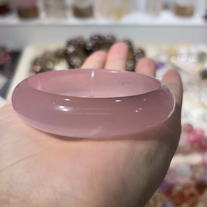 未镶嵌手链水晶马粉圈口55