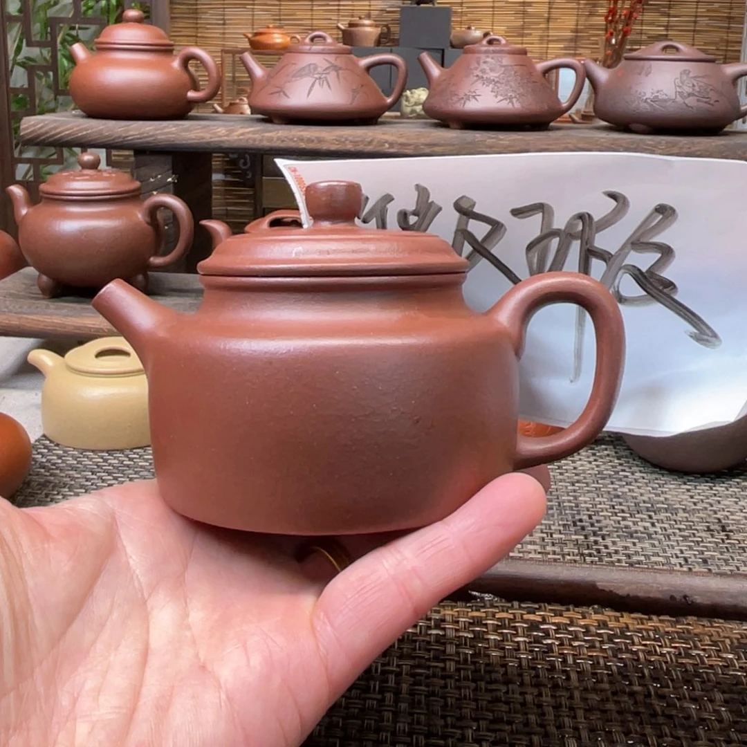 紫砂茶壶宜兴原矿紫砂手工制微瑕170