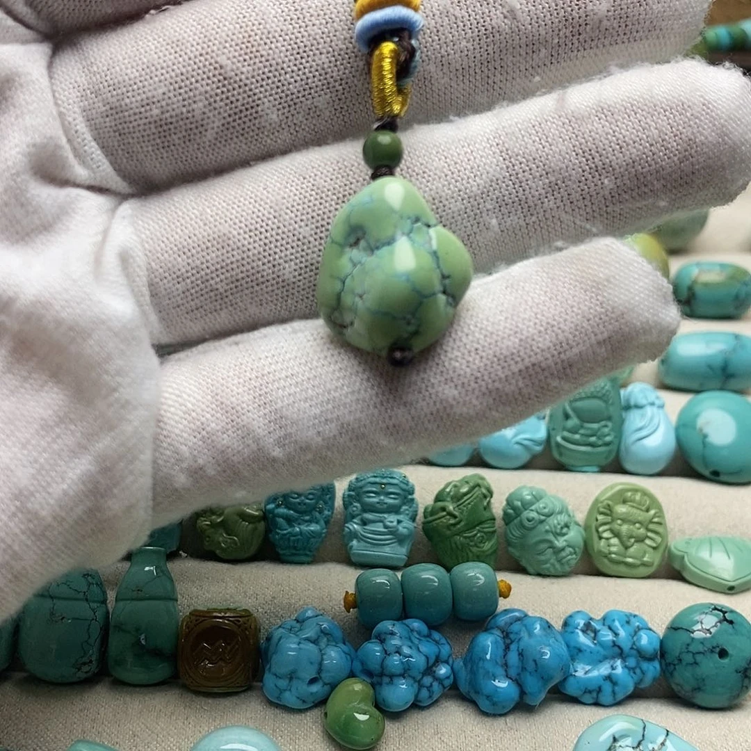 未镶嵌绿松石随形