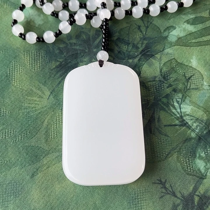 新疆羊脂白46无事牌带链