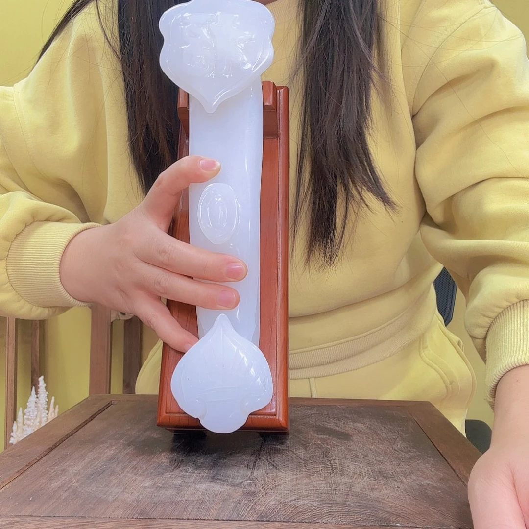 石材伊朗白冰摆件，。。。。。