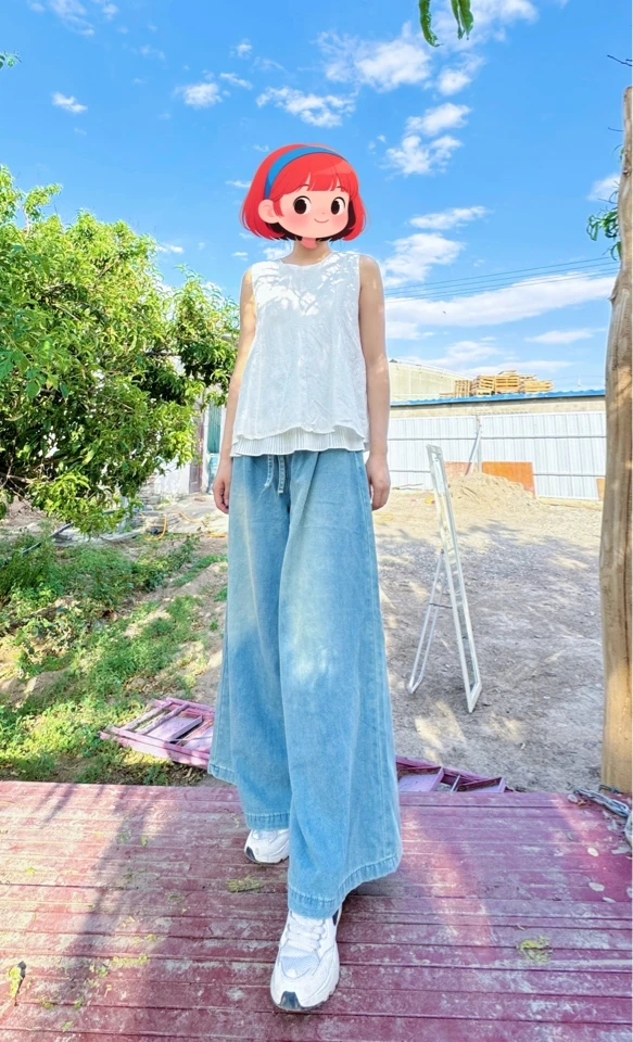拼接款无袖背心夏季新款薄款洋气百搭休闲