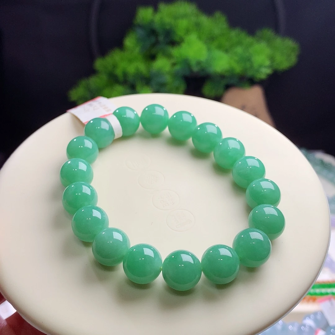 未镶嵌手串翡翠卡10+mm