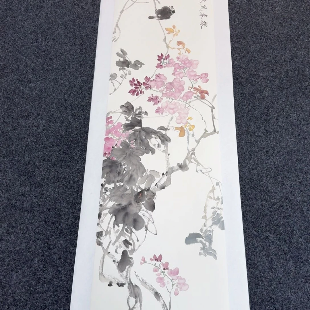 国画国画作品山水花鸟纯手绘