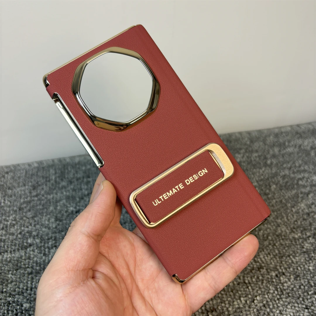 适用华为mateXT非凡大师手机壳新款双中轴保护高档商务腕带支架