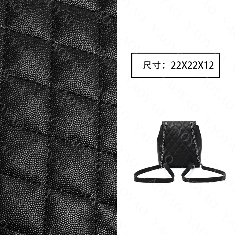 【C27】单肩手提双肩duma双肩包鱼子酱-银扣