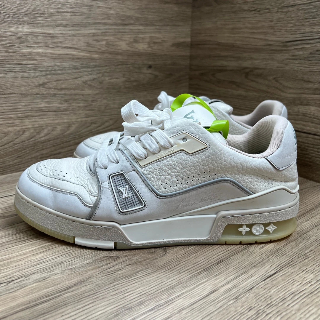 90新 LouisVuitton/路易威登 Trainer 白水泥板鞋 40.5码
