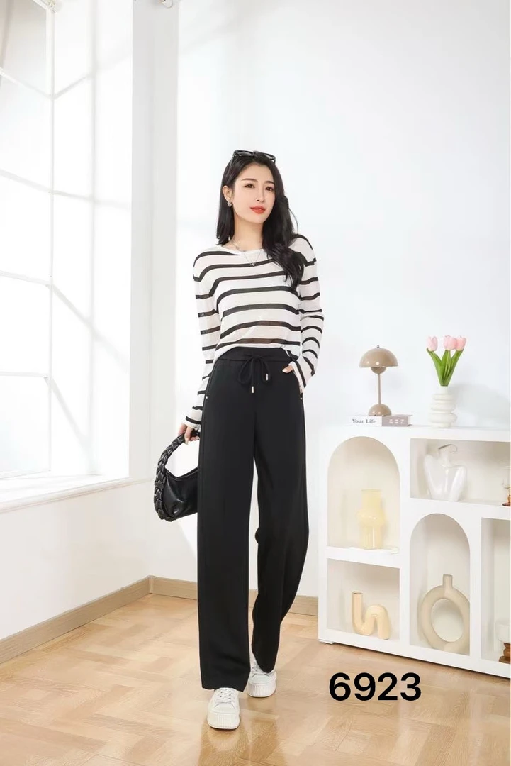 2025春季女士新款芒果裤修饰身材显高显瘦百搭时尚气质高雅