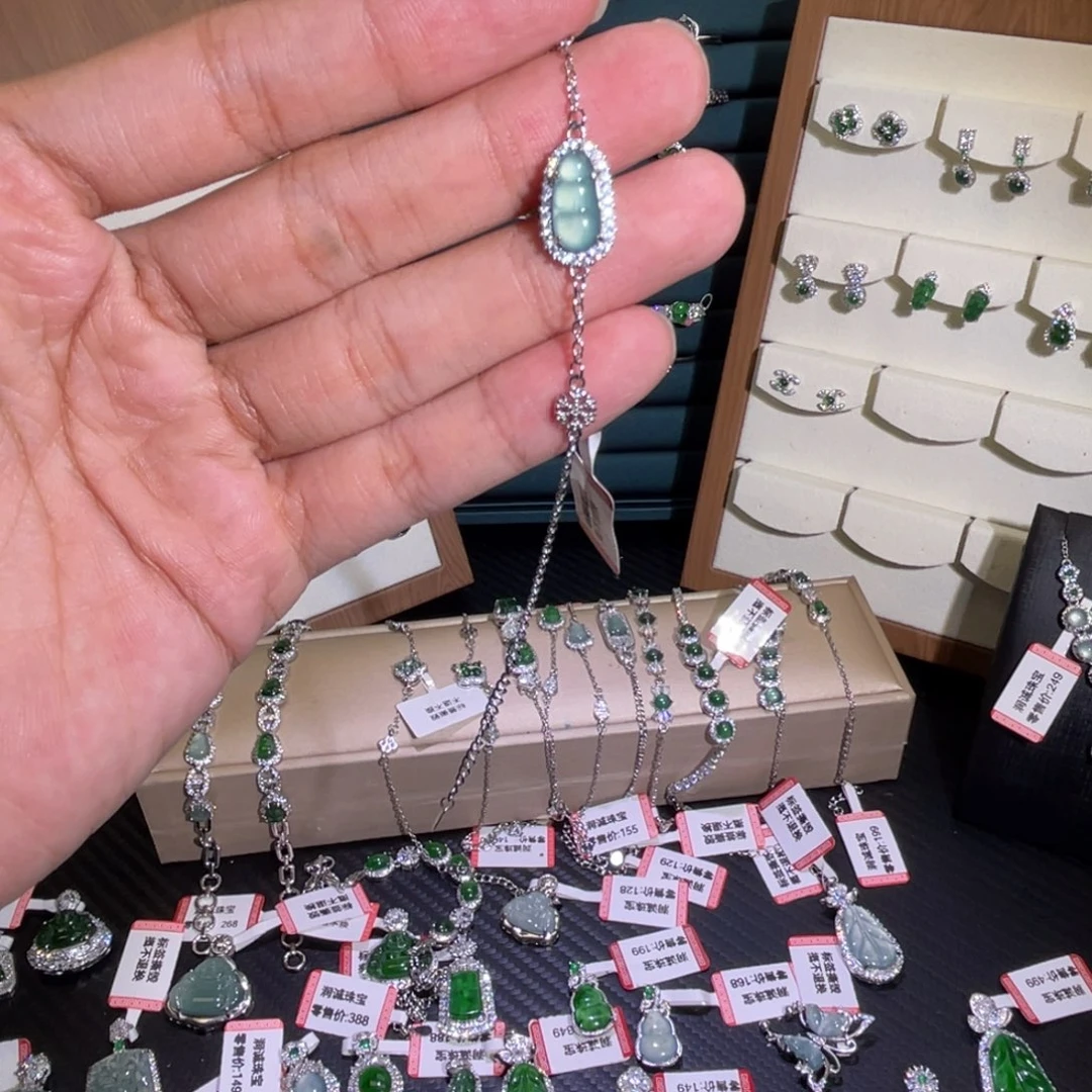 翡翠未镶嵌手链手链