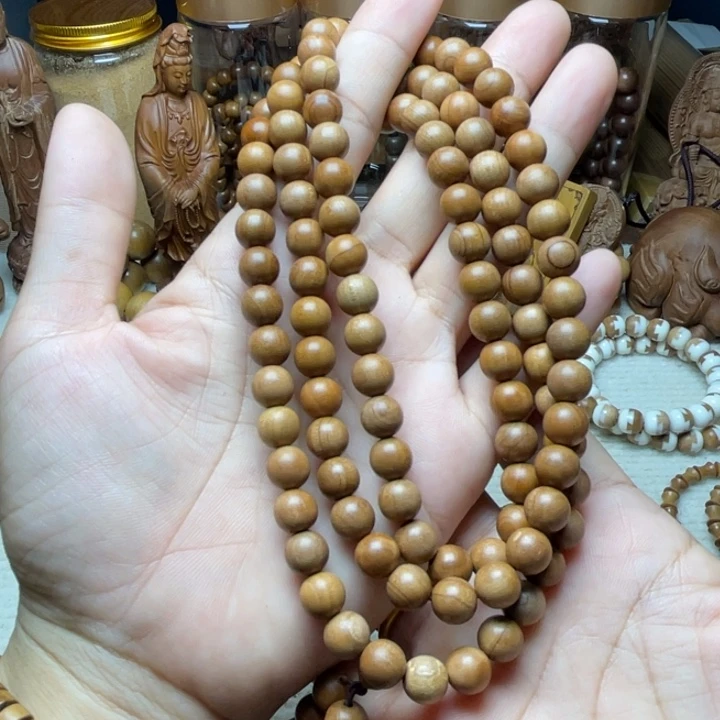 手串/手链檀香木印度老山檀香0.8顺纹