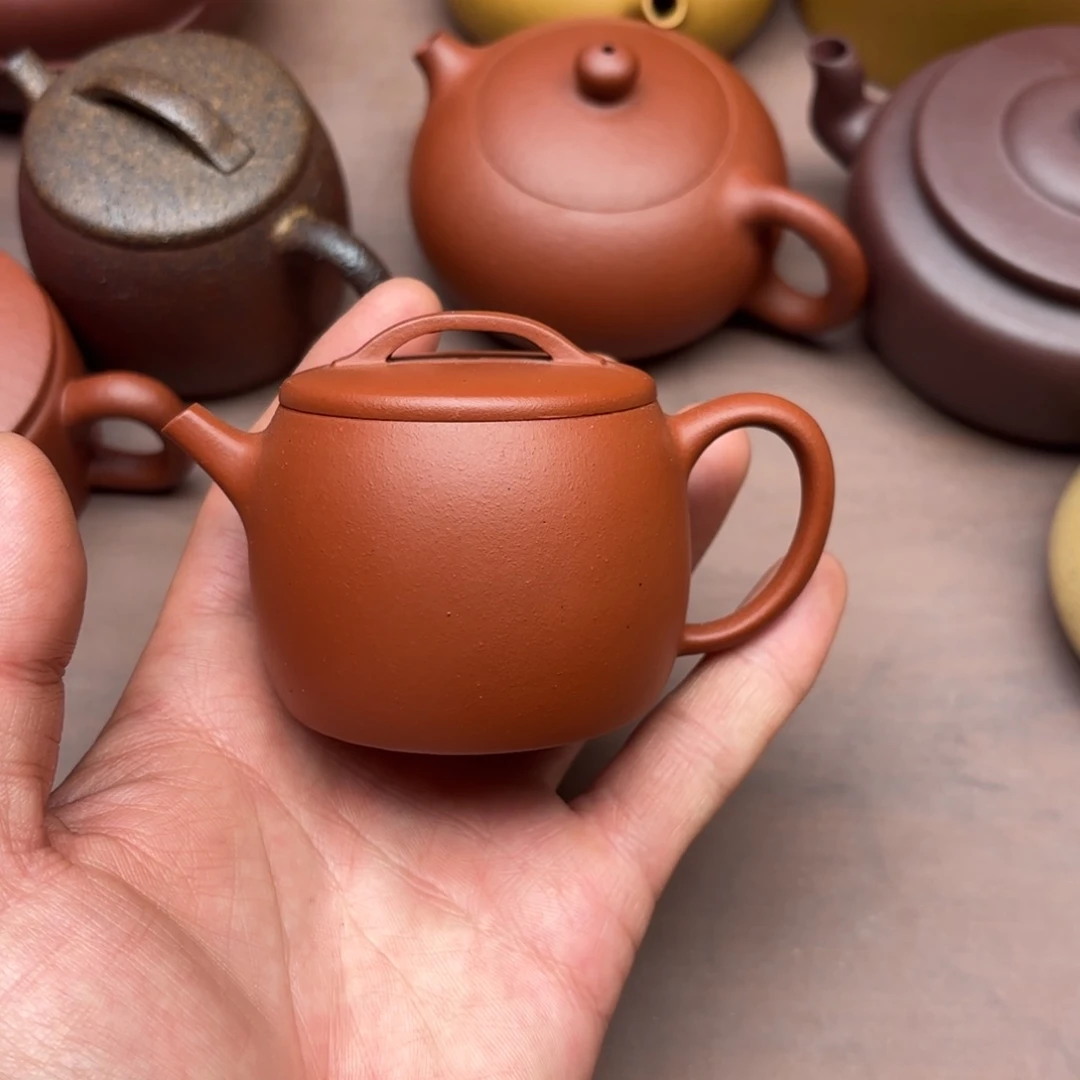 可***泡紫砂茶壶赵庄朱泥生沙生料汉瓦