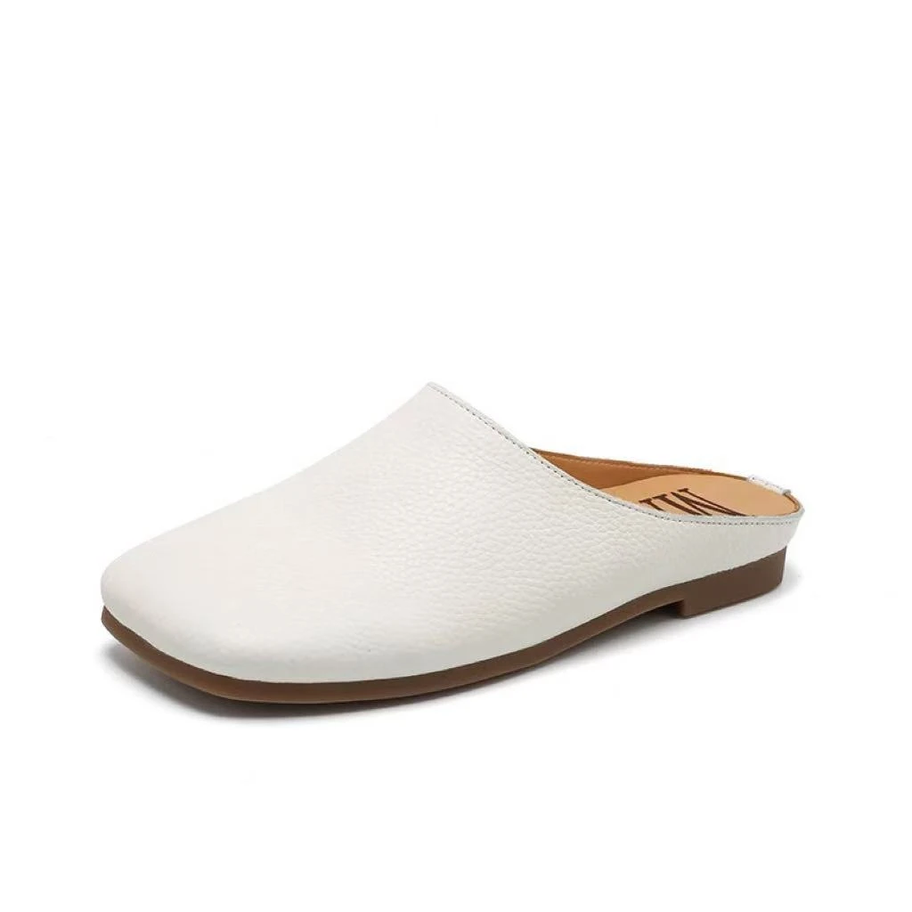 【思雅】时尚凉拖方头勃肯鞋