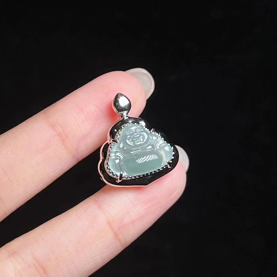 翡翠佛公吊坠多样性发一（11*14mm）～HAM029