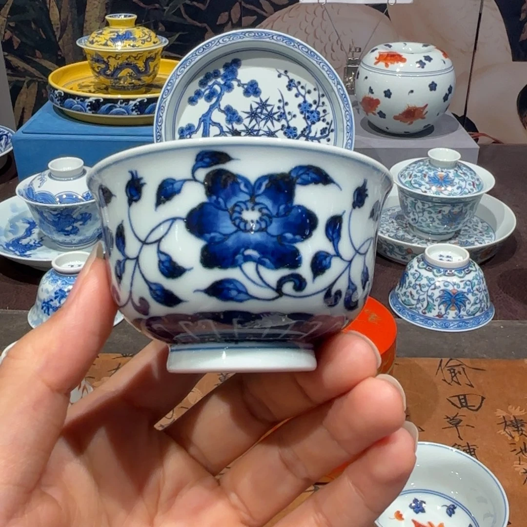 爱***子手工手绘陶瓷茶具