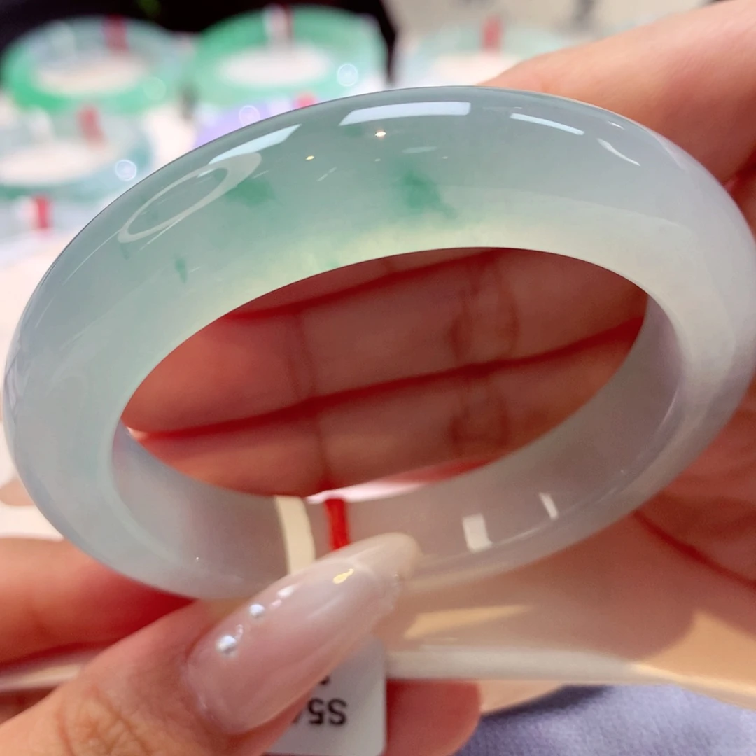 未镶嵌手镯翡翠泥鳅背23号66