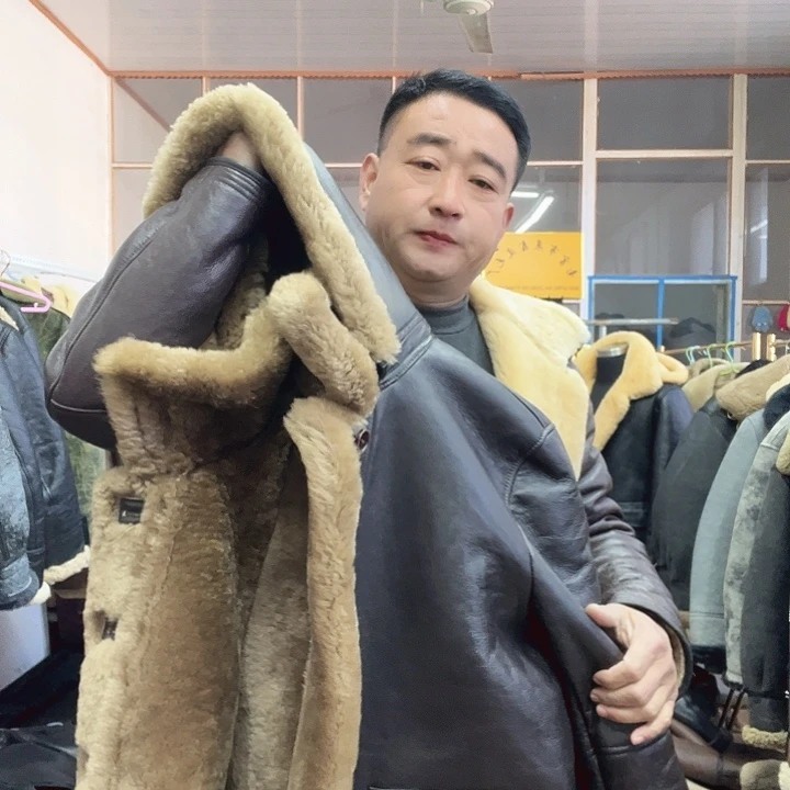 58码总中长款皮毛一体