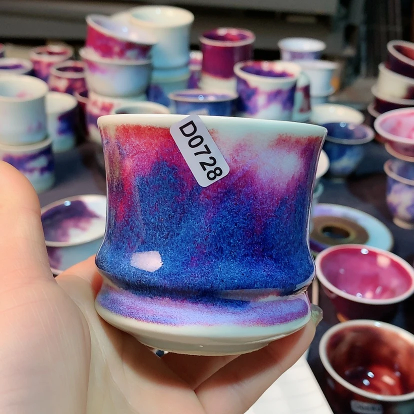 【闪购商品】徐*昂钧瓷主人杯摆件工艺品