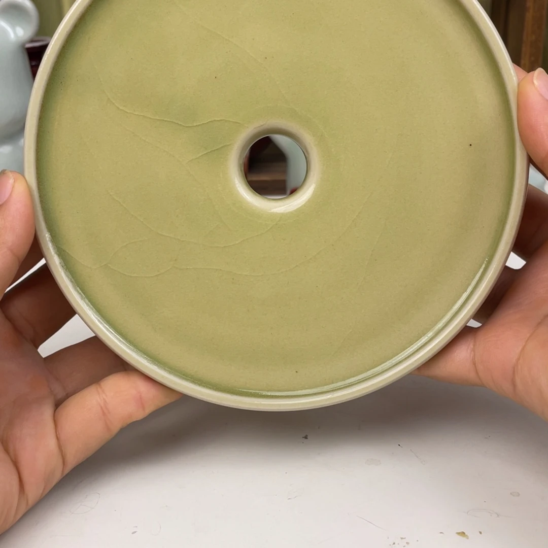 偏***隅瓷片纯手工制作……微微瑕