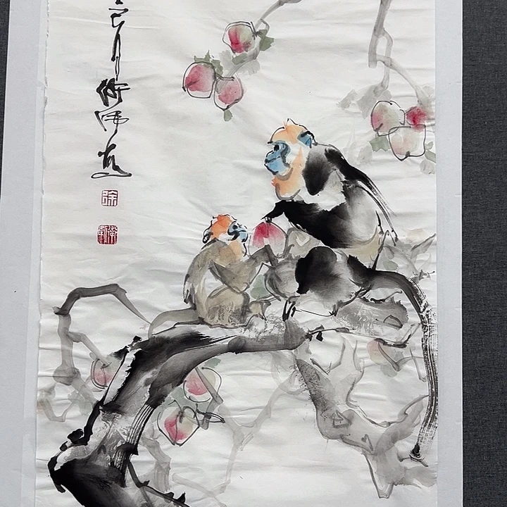 国画书画作品多次