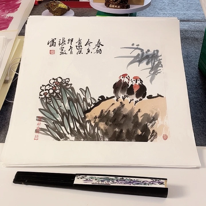 国画张圣敏先生纯手绘作品