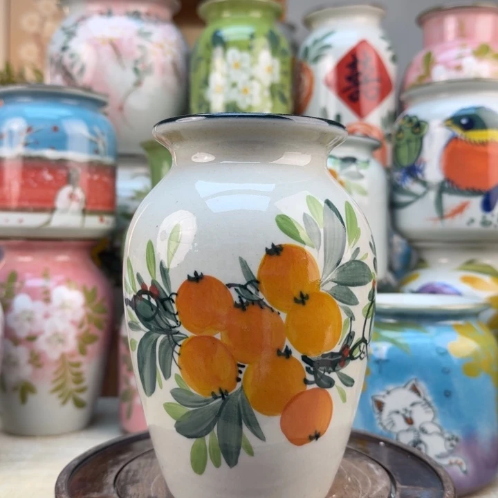 瓷片花瓶56236665955656