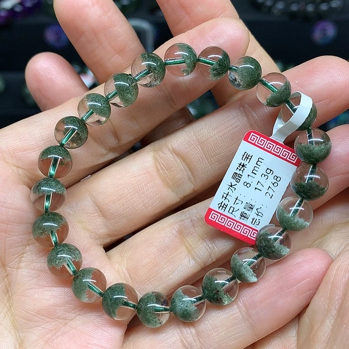 水晶手串未镶嵌天然水晶