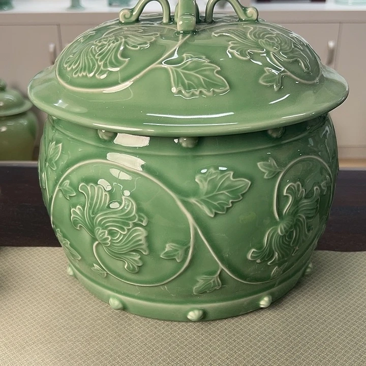 龙泉云间青瓷小米茶器