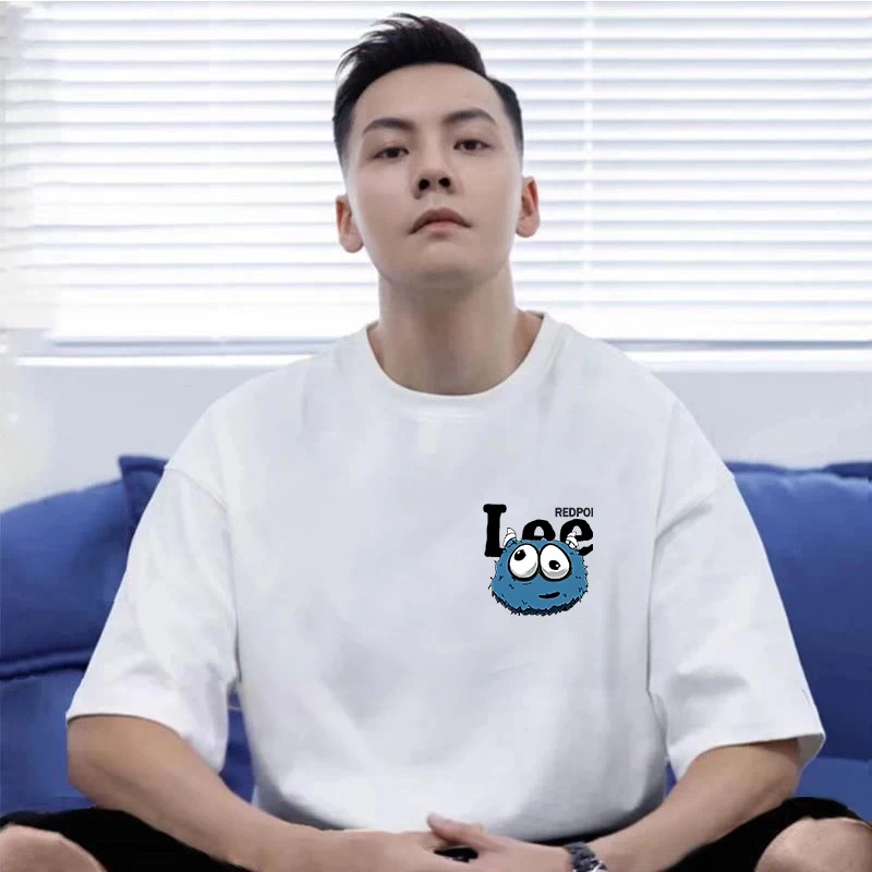 【6-3】2025纯棉男女同款纯棉T恤短袖t恤学生夏季ins潮牌潮