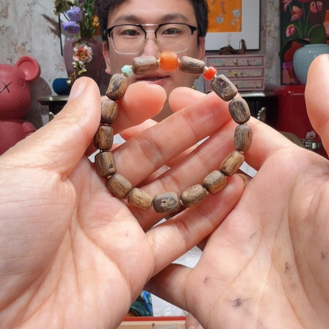 沉香木手串手串精致