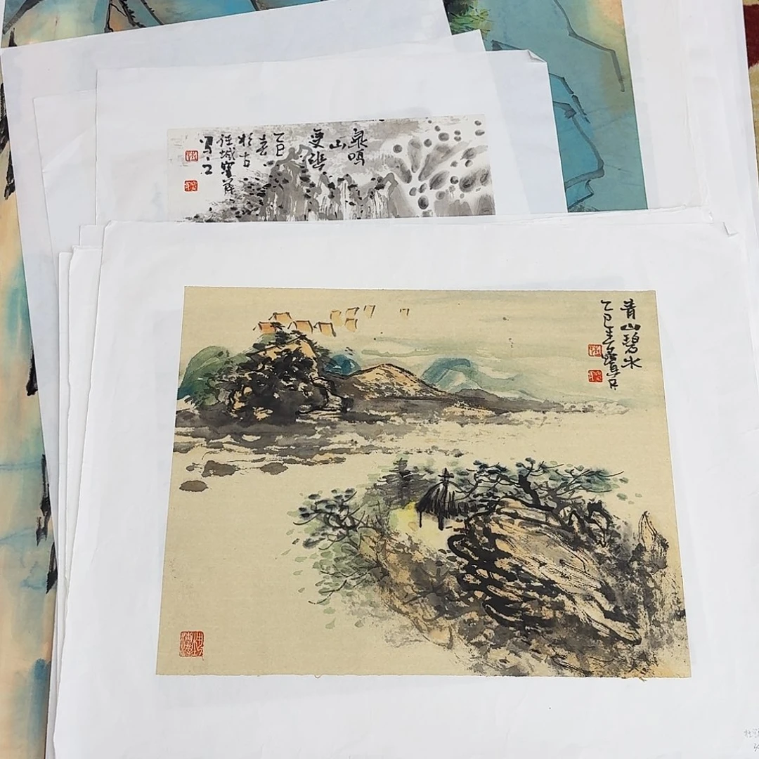 国画小尺幅手绘作品