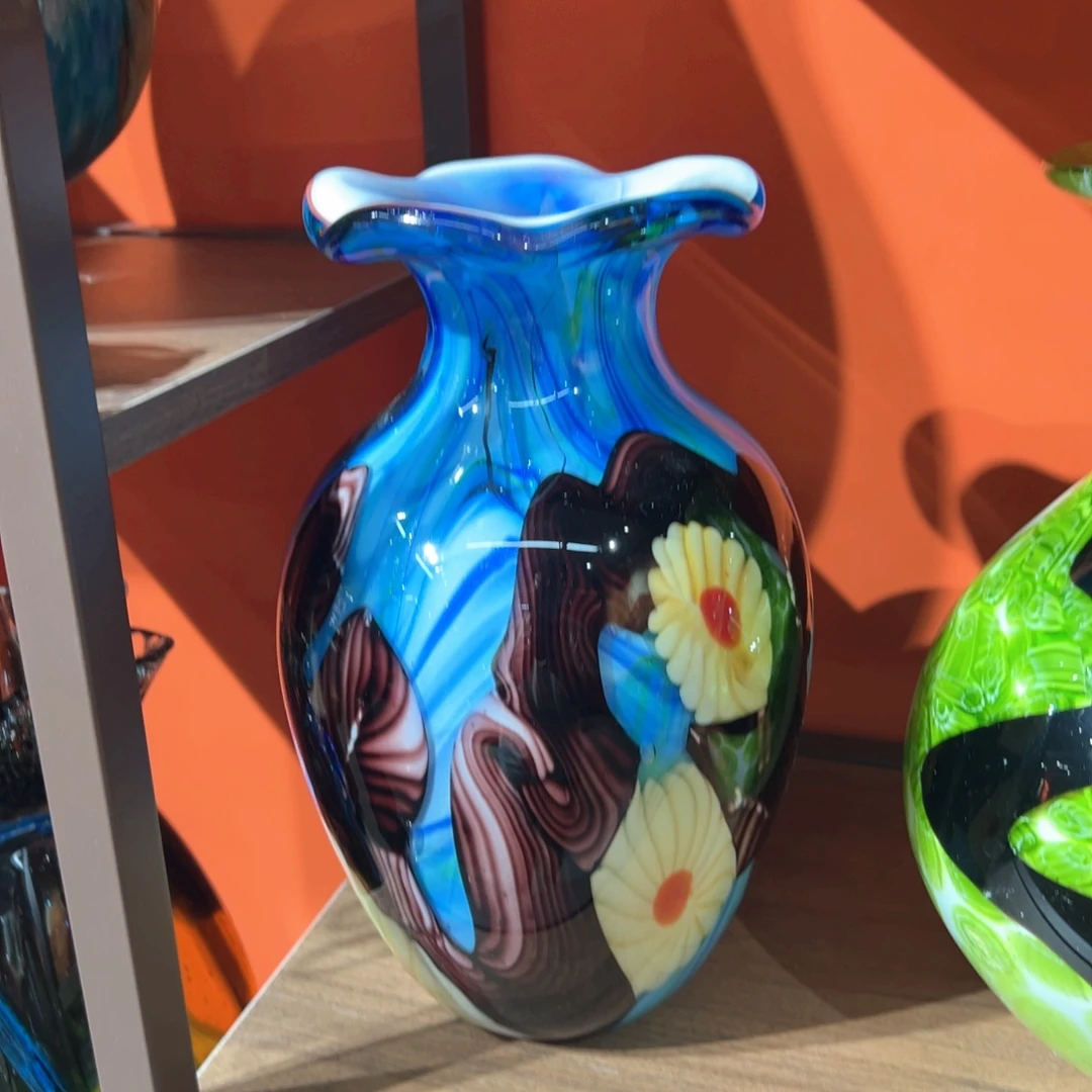 手工艺品琉璃瑕疵炸了