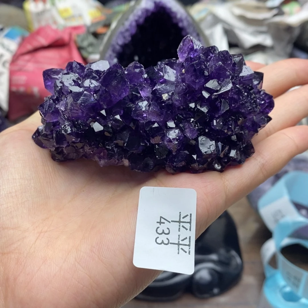 紫晶珠宝半成品未镶嵌