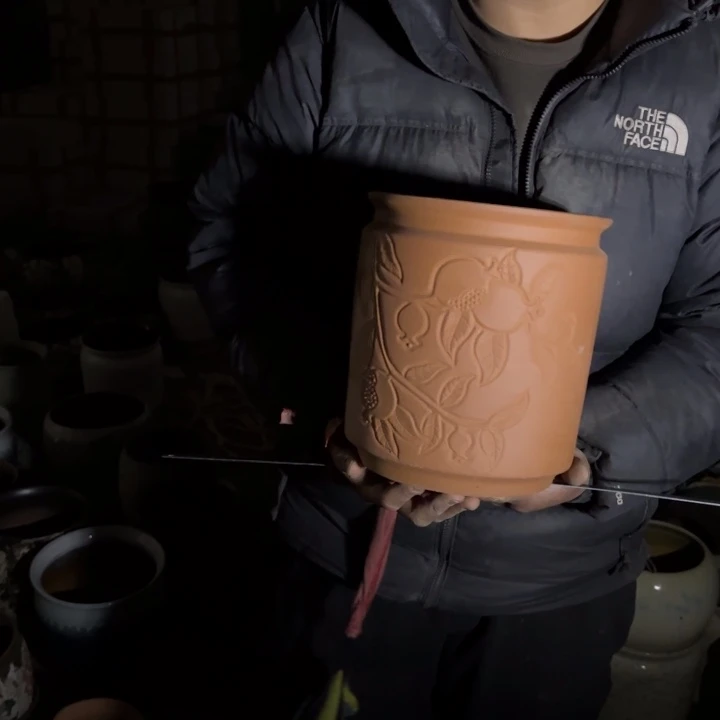 红陶口径 高度 花盆21