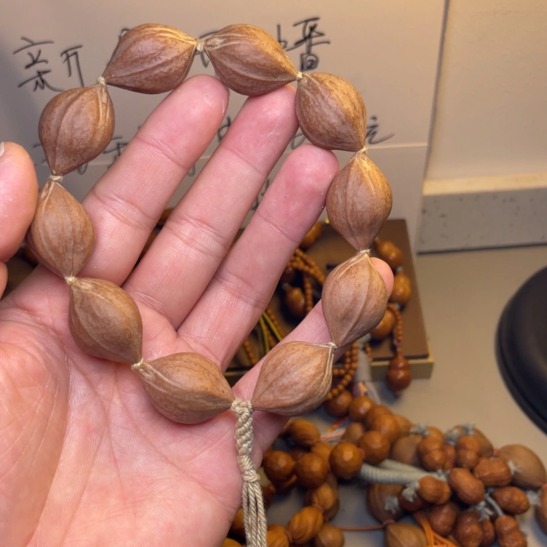 橄榄核手串/手链1928梅林红油核