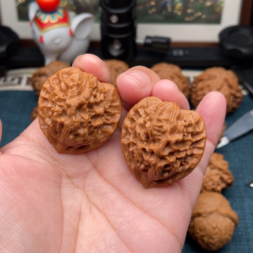 把件文玩核桃全品龙鳞纹36