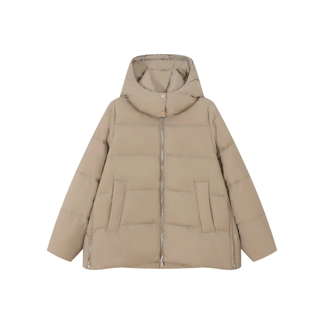 【白月光】商场同款江南25冬新品连帽羽绒服女5X