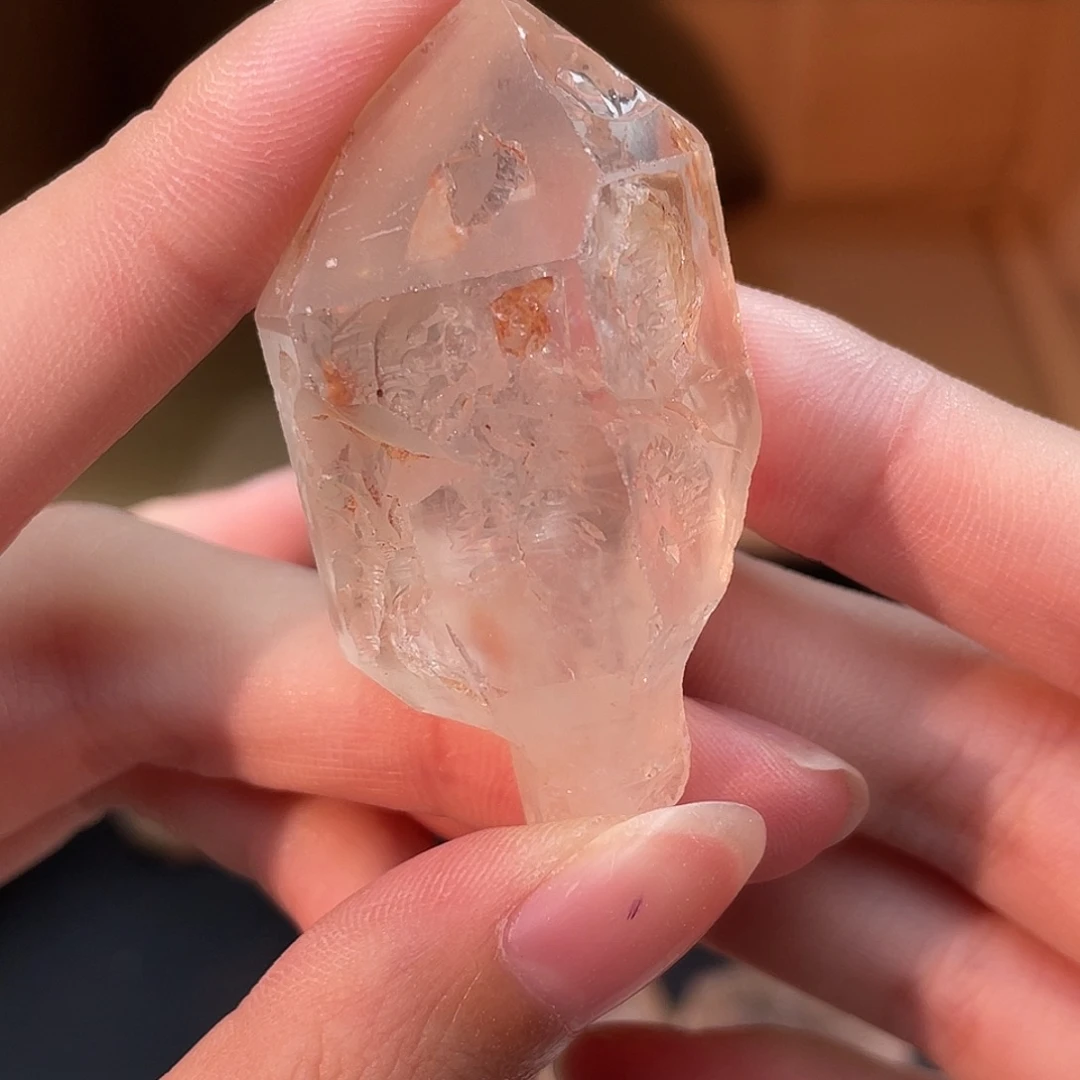 手链未镶嵌水晶红泥骸骨原石 181号