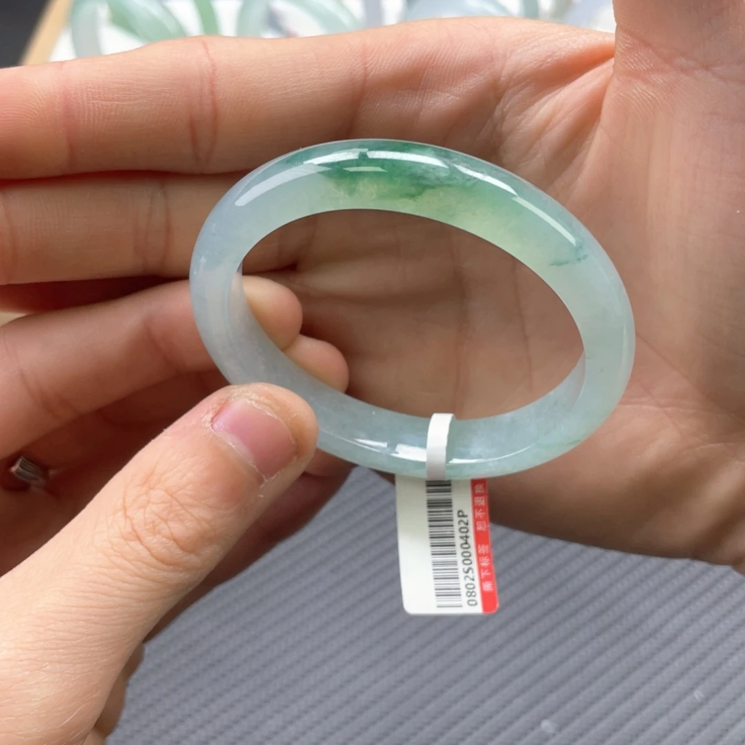 翡翠手镯未镶嵌天然缅甸a货翡翠手镯