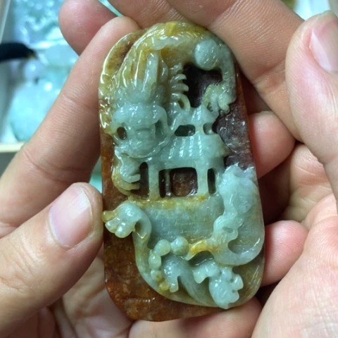 翡翠未镶嵌颈饰天然缅甸翡翠a货