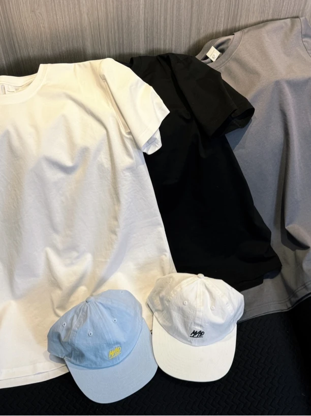 【基础通勤 凉感防菌】EWEAR素色净版圆领短袖上衣百搭通勤