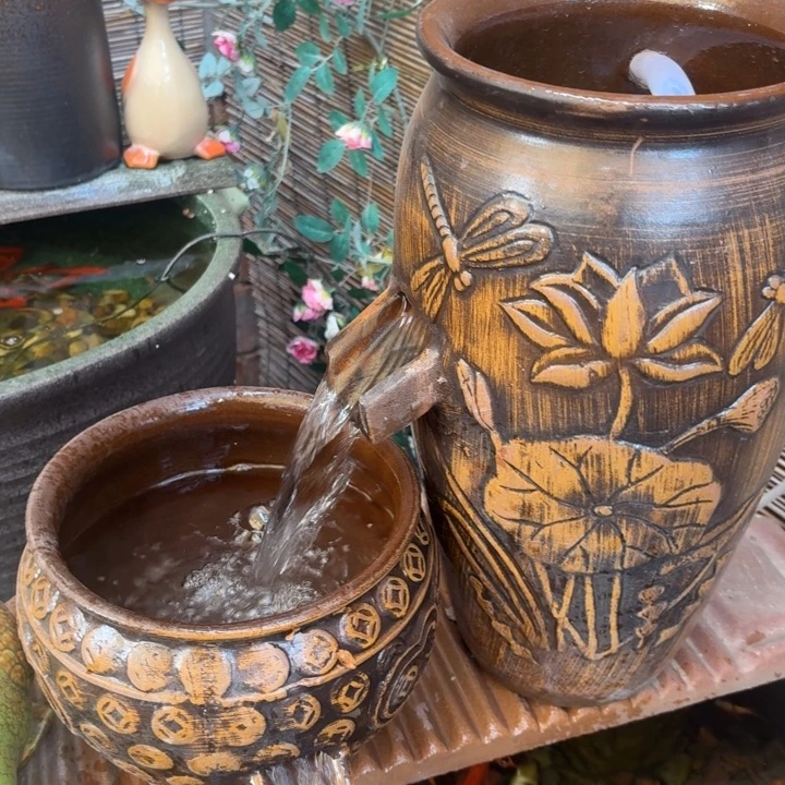 粗陶口径19/39，20/16进水口2.5厘米