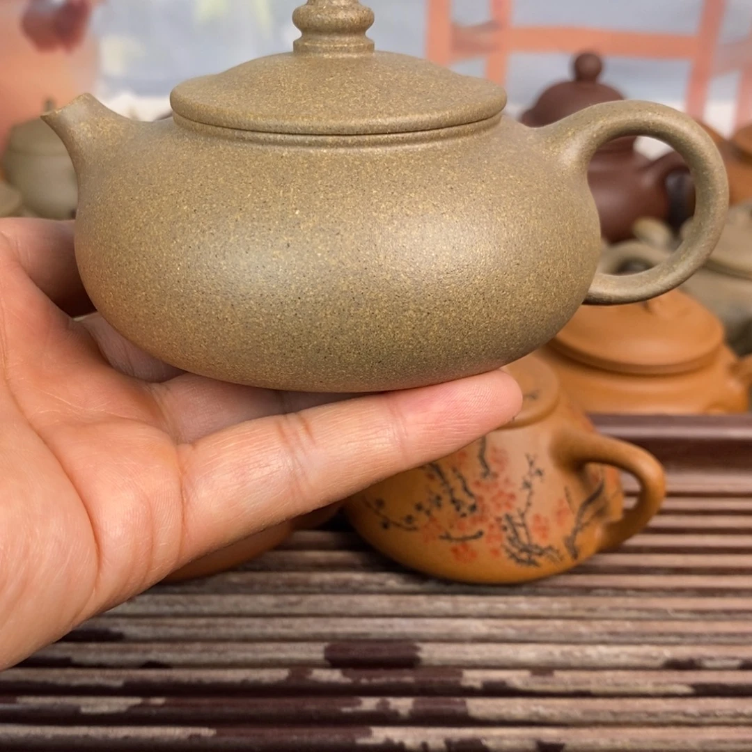 紫砂茶壶寒江原矿精挑降坡泥200毫升左右0添加