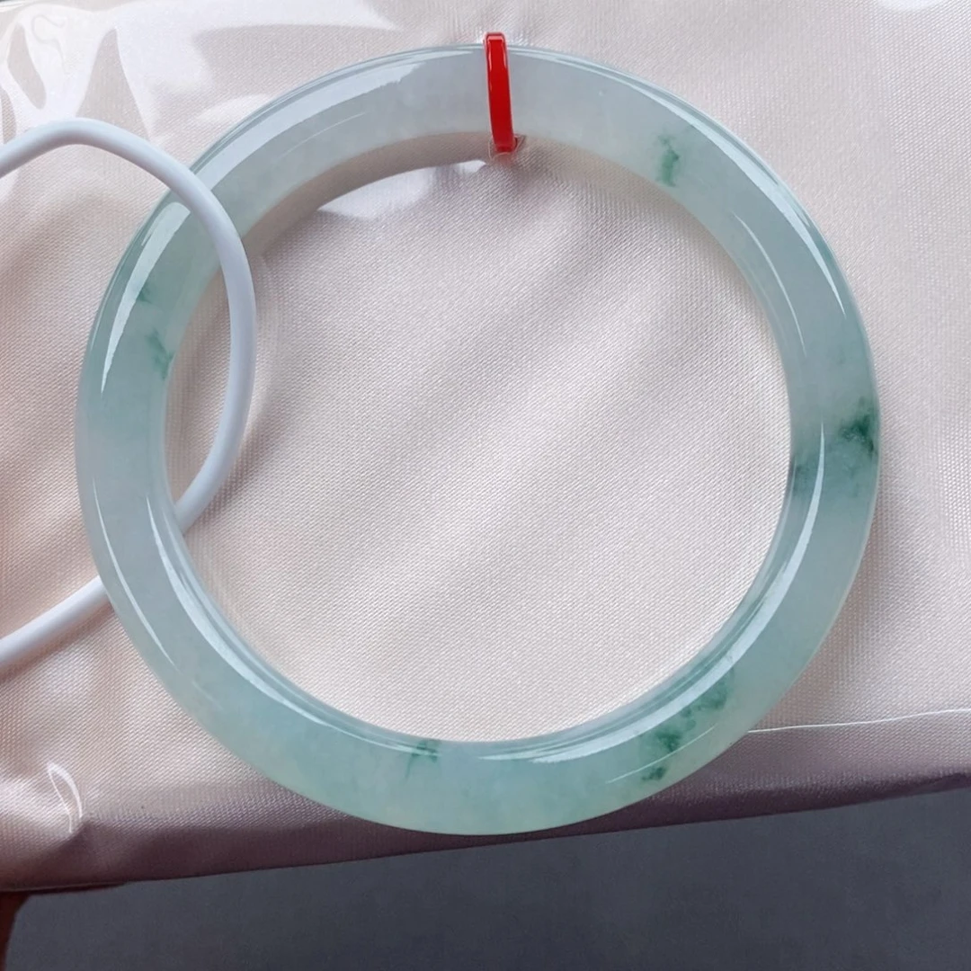翡翠未镶嵌手镯（圆镯）5455圈
