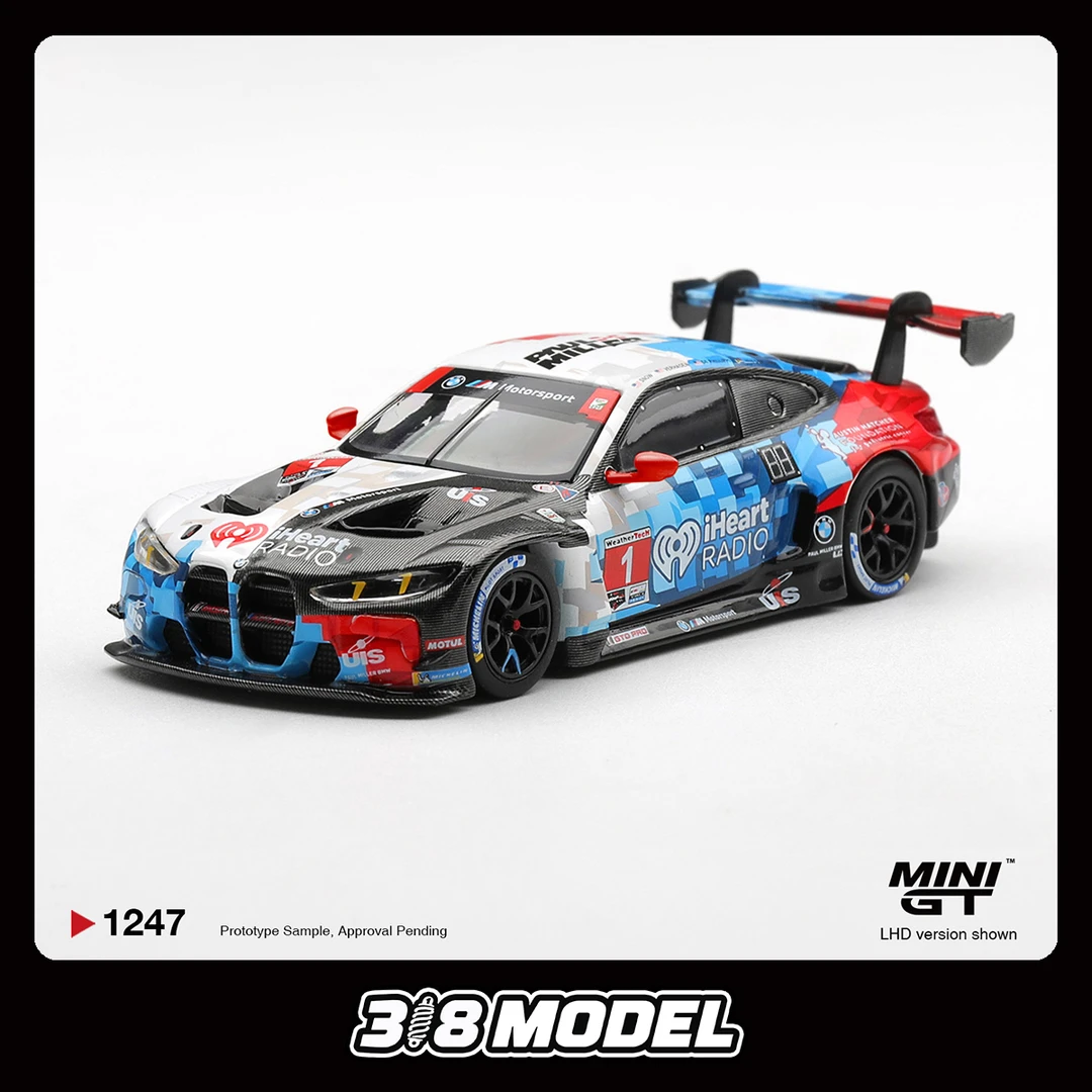 预售 MINI GT 1247 1:64 宝马 BMW M4 GT3 EVO 合金车模