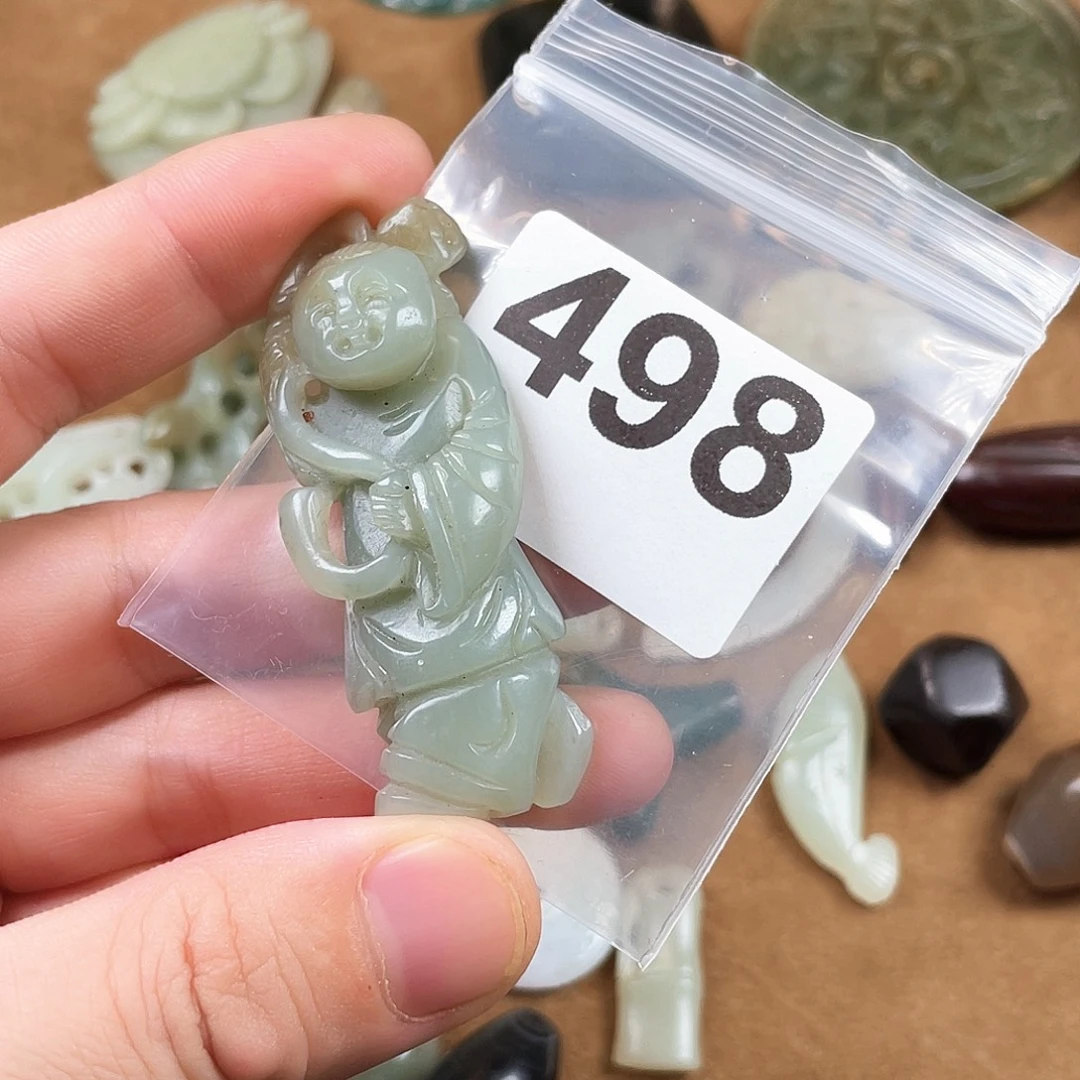 和田玉（糖玉）未镶嵌车挂