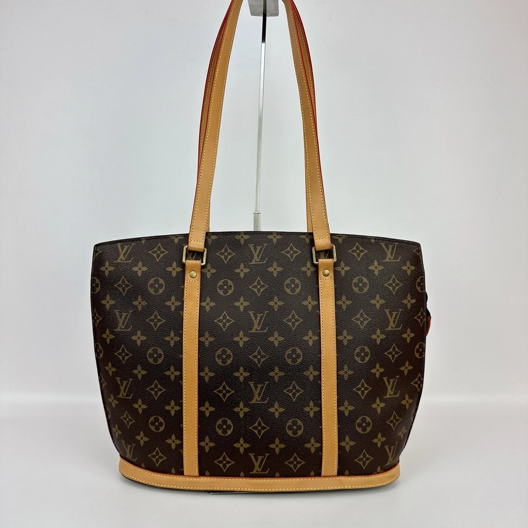 95新 LV Lv 老花手提包底长35内标1907 B953
