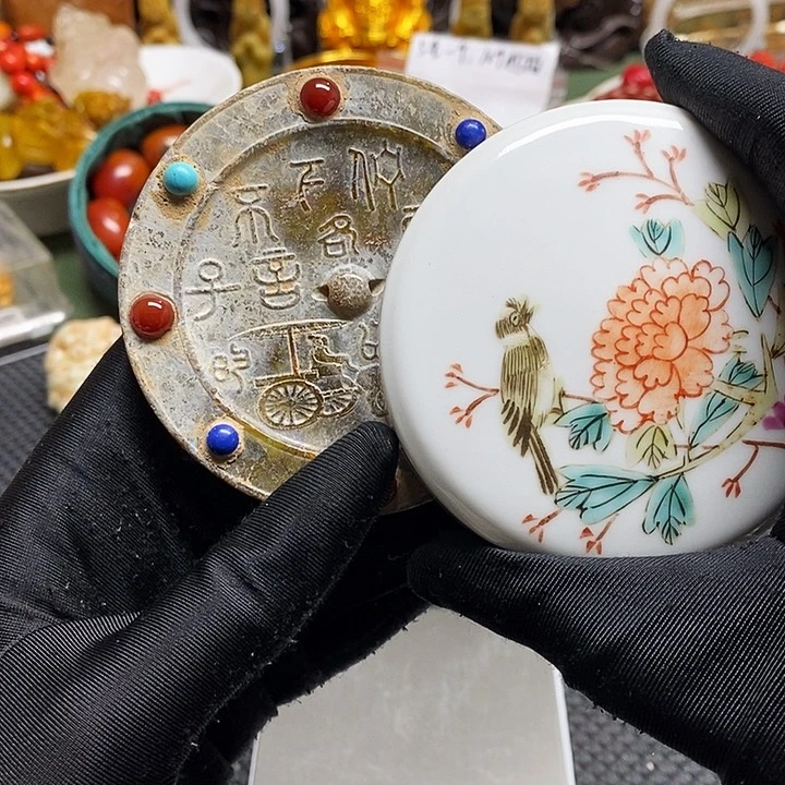 瓷片瓷器瓷片 摆件1个